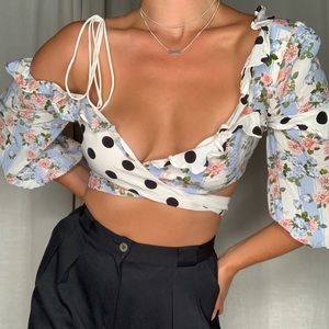 For Love and Lemons Crop top